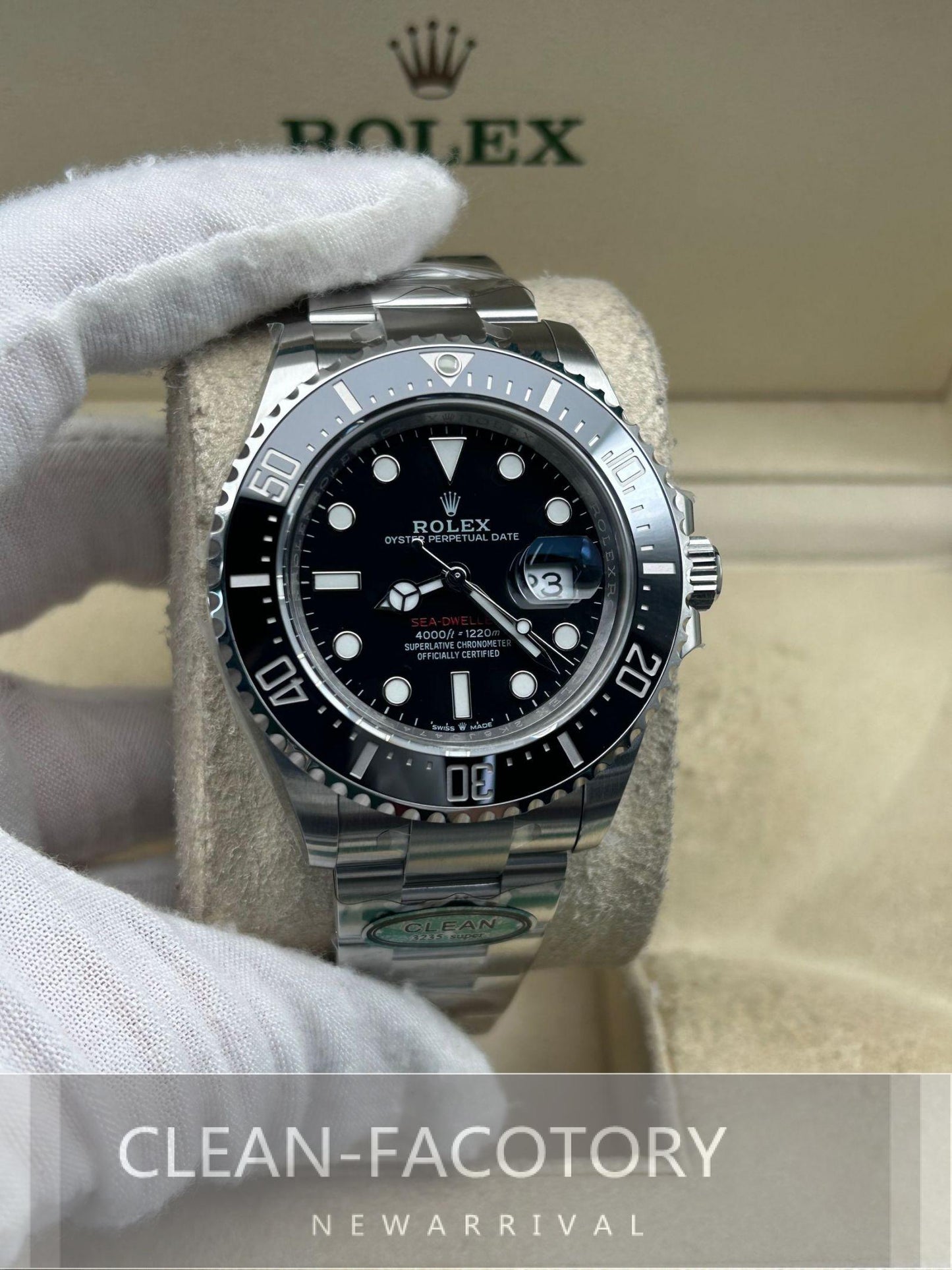 Sea-Dweller 126600 43mm Ceramic Beel Clean Factory