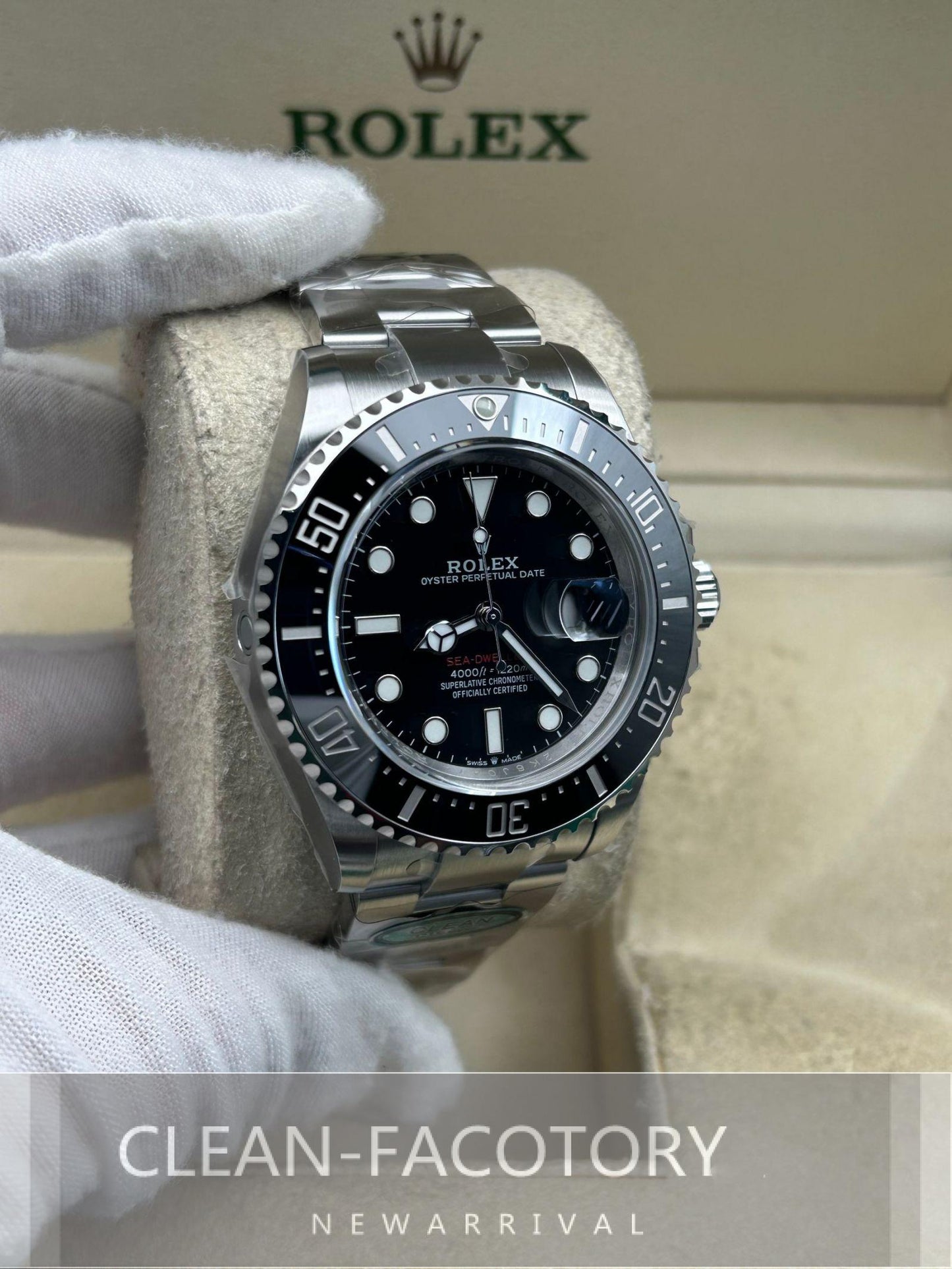 Sea-Dweller 126600 43mm Ceramic Beel Clean Factory