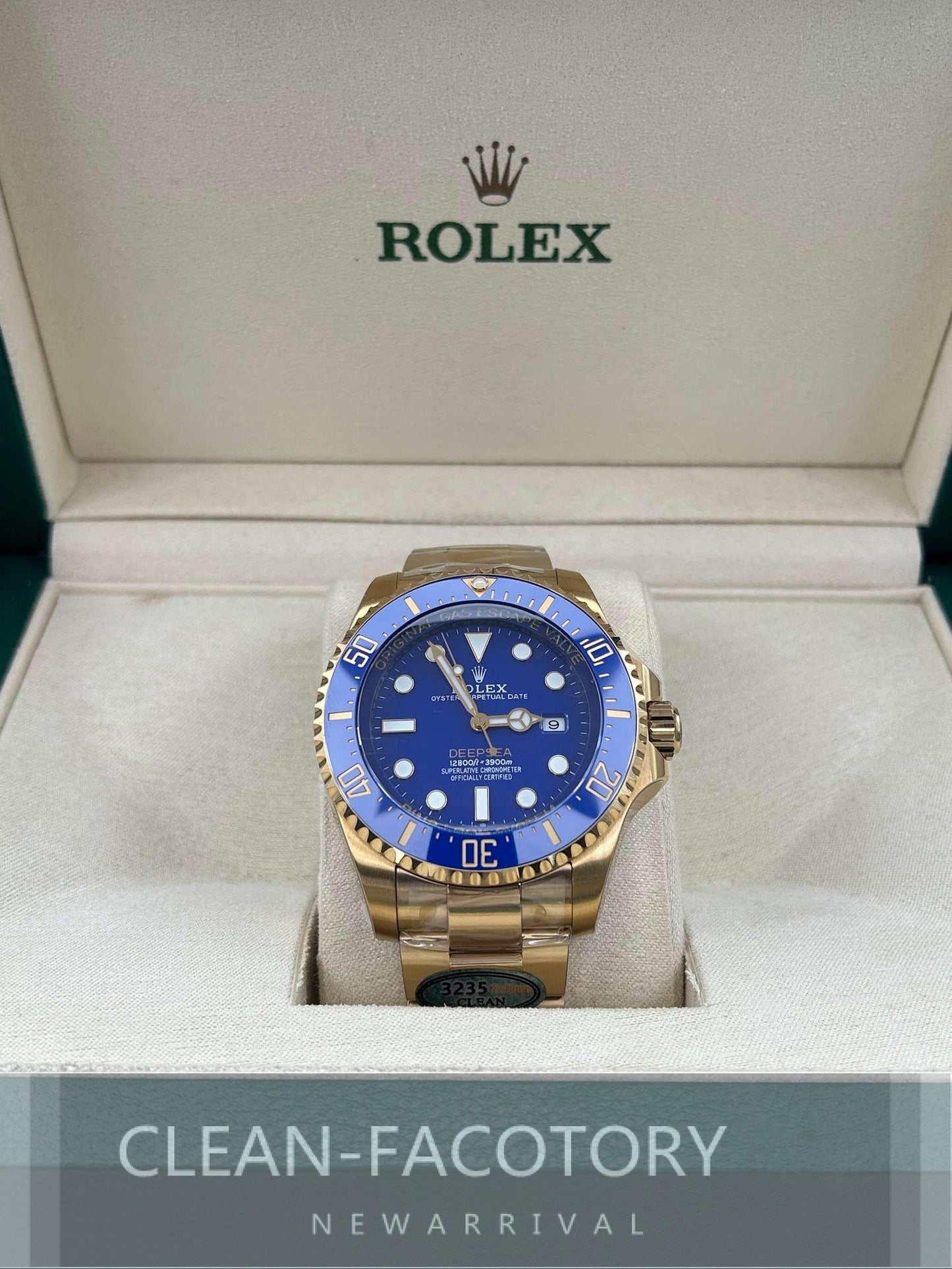 Sea-Dweller 136668LB "Yellow Gold" Ceramic Bezel 44mm Clean Factory
