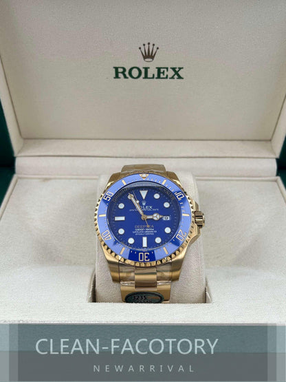 Sea-Dweller 136668LB "Yellow Gold" Ceramic Bezel 44mm Clean Factory
