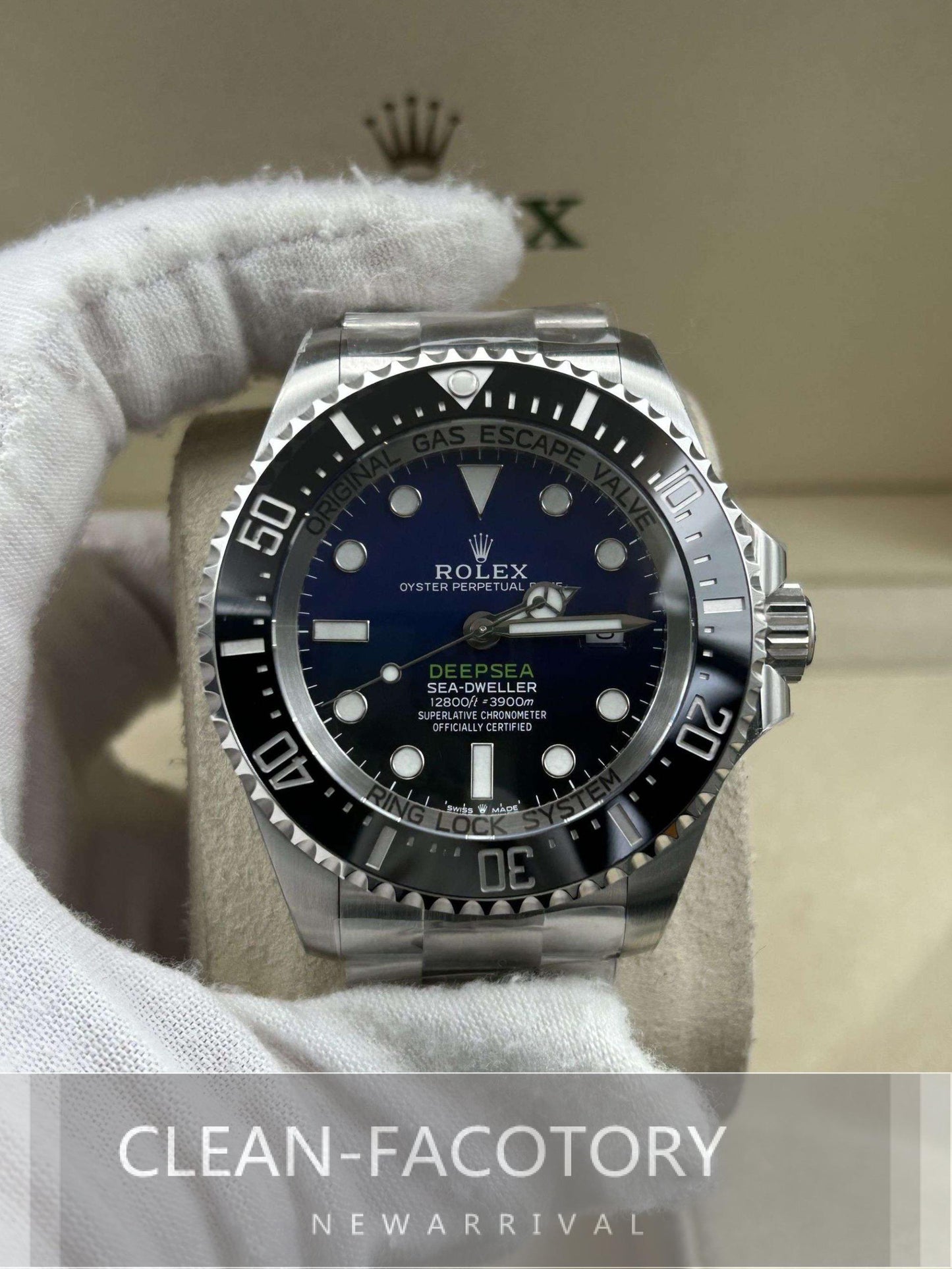 Sea-Dweller Deepsea 136660 D-Blue Ceramic Bezel 44mm Clean Factory