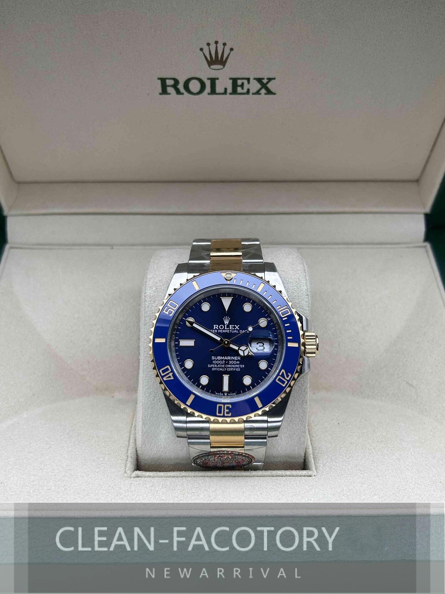 Submariner "Two-Tone" 126613LB Ceramic Bezel 41mm Clean Factory