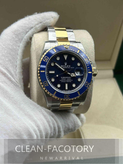 Submariner "Two-Tone" 126613LB Ceramic Bezel 41mm Clean Factory