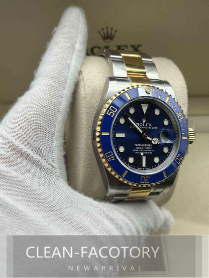 Submariner "Two-Tone" 126613LB Ceramic Bezel 41mm Clean Factory
