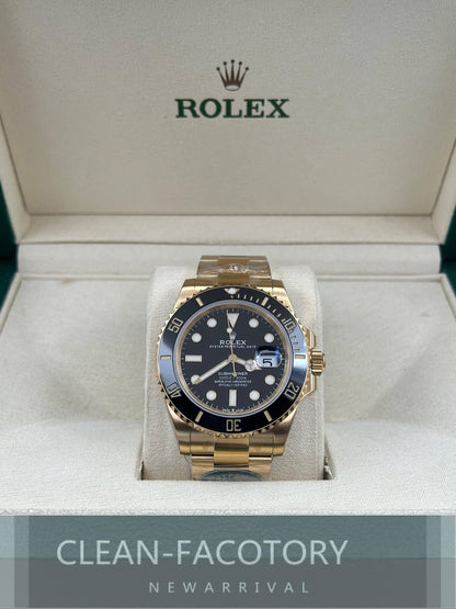 Submariner "Yellow Gold" 116618LN Ceramic Bezel 40mm Clean Factory