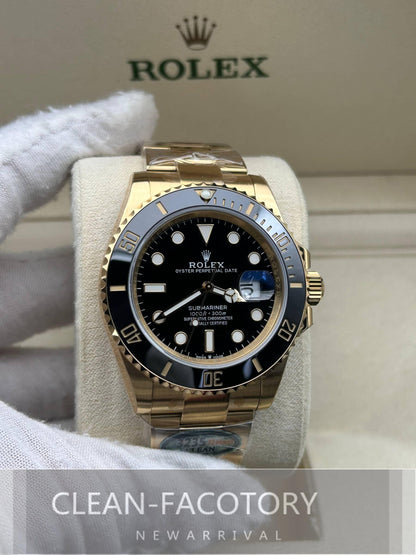 Submariner "Yellow Gold" 116618LN Ceramic Bezel 40mm Clean Factory