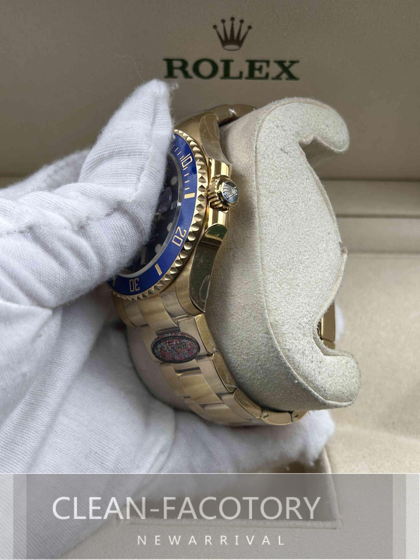 Submariner "Yellow Gold" 126618LN Blue Dial Ceramic Bezel 41mm Clean Factory