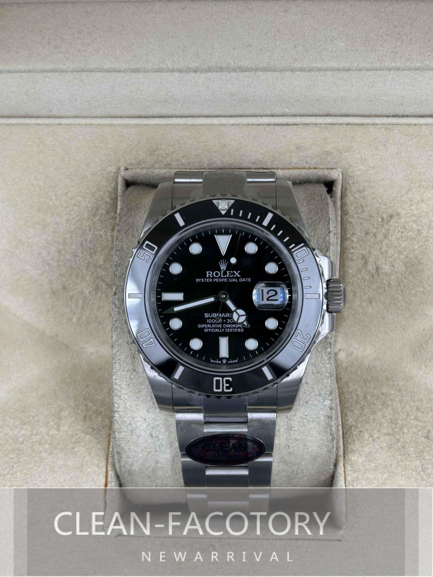 Submariner “Black” 126610LN Ceramic Bezel 41mm Clean Factory