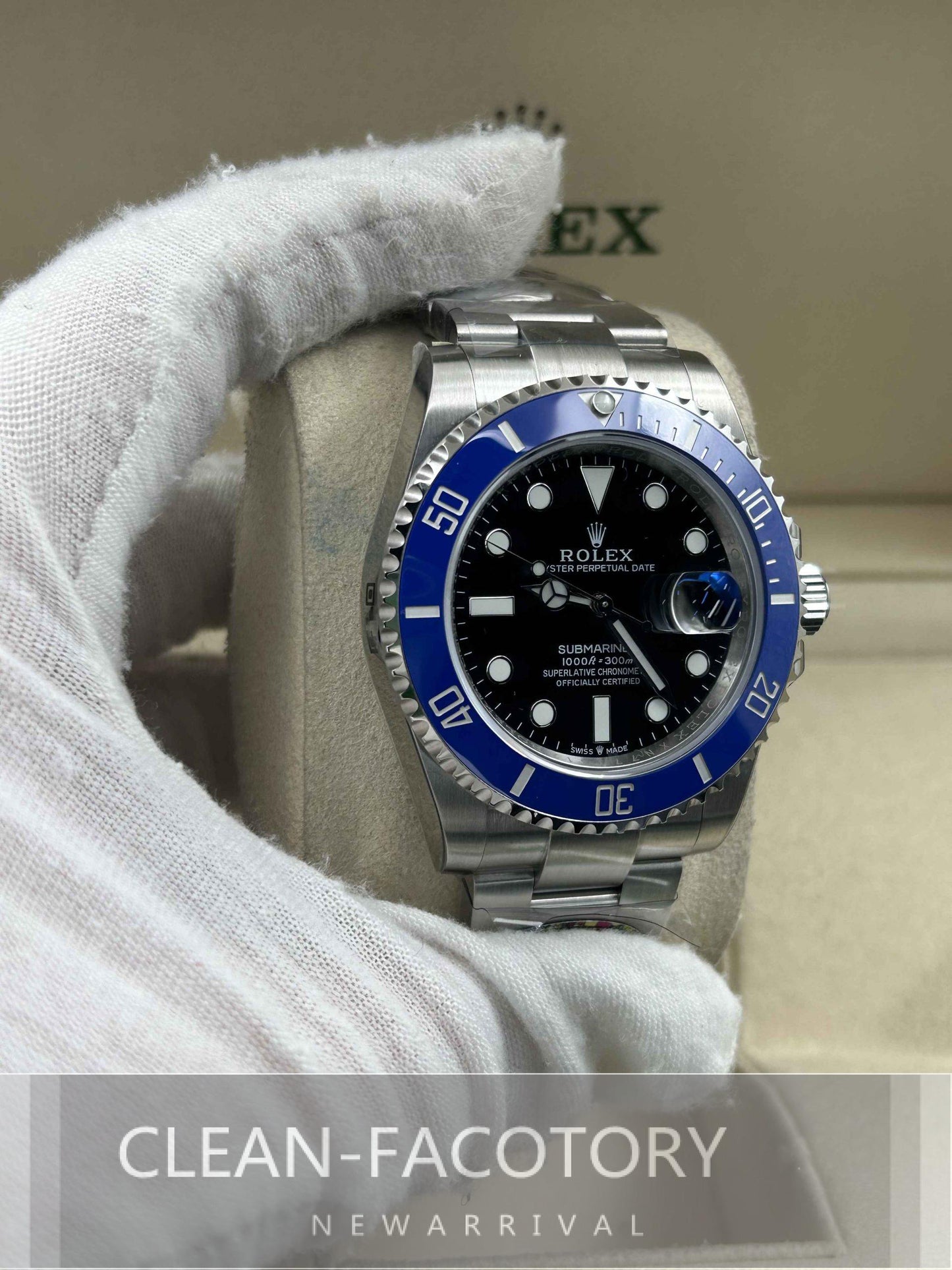 Submariner “Cookie Monster” 126619LB SS Blue Ceramic Bezel 41mm