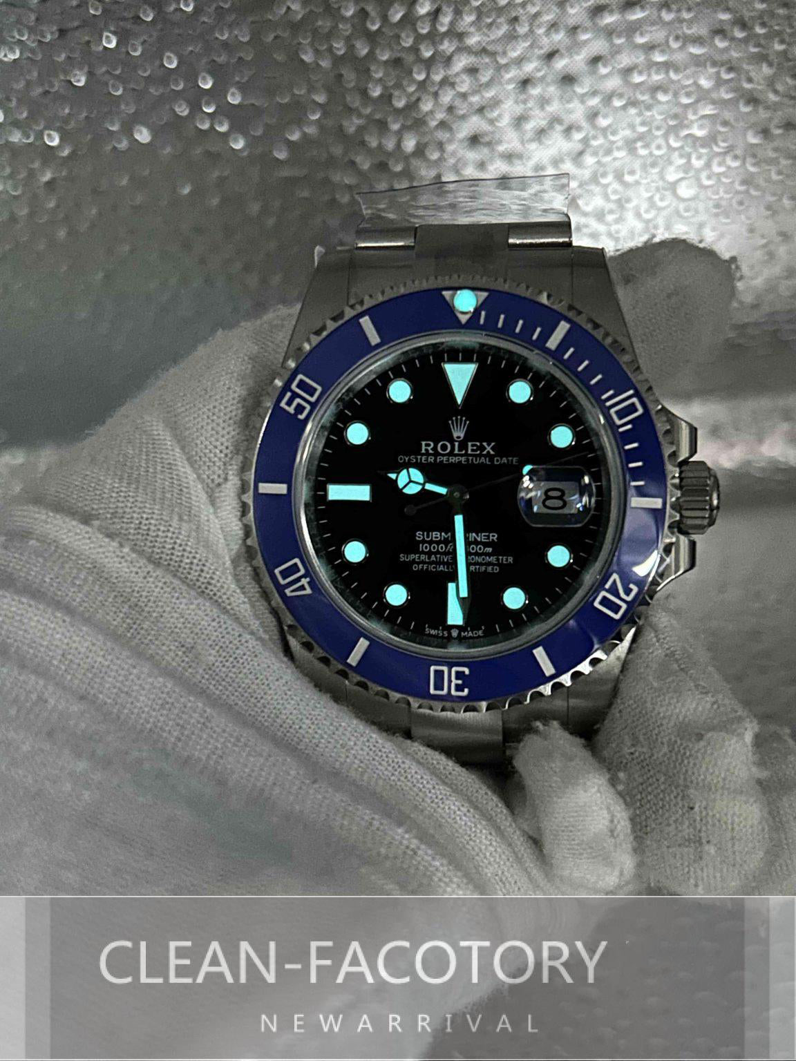Submariner “Cookie Monster” 126619LB SS Blue Ceramic Bezel 41mm