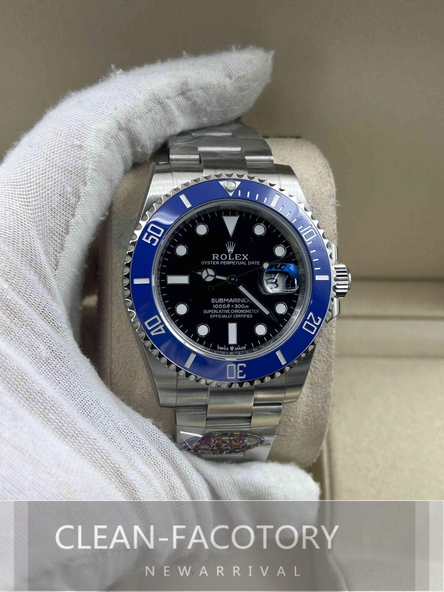 Submariner “Cookie Monster” 126619LB SS Blue Ceramic Bezel 41mm