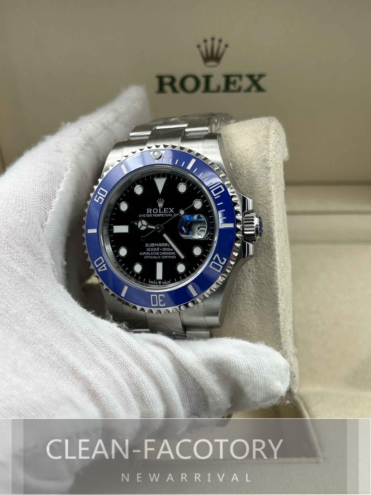 Submariner “Cookie Monster” 126619LB SS Blue Ceramic Bezel 41mm