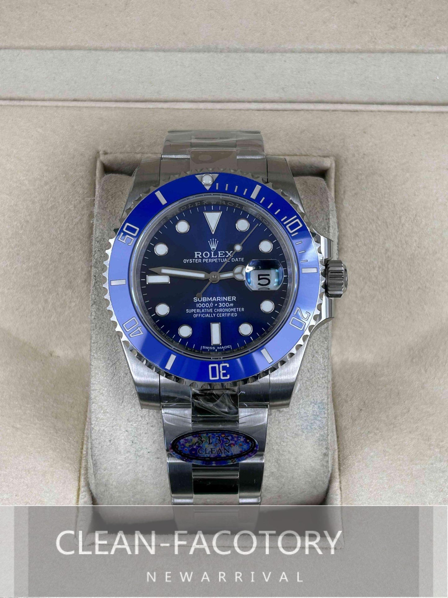 Submariner “Smurf” 116619LB Ceramic Bezel 40mm Clean Factory