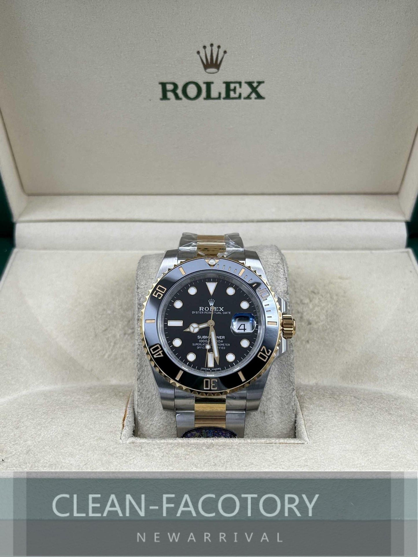 Submariner "Two-Tone" 116613LN Ceramic Bezel 40mm Clean Factory