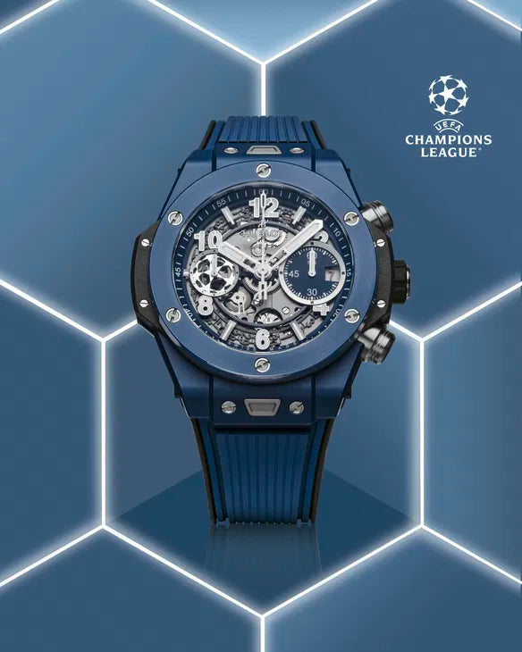 Hublot Big Bang Unico UEFA Champions League Blue Ceramic 414.EX.5123.RX 42mm