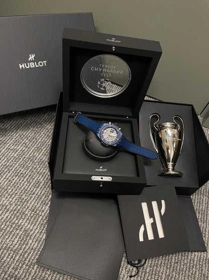 Hublot Big Bang Unico UEFA Champions League Blue Ceramic 414.EX.5123.RX 42mm